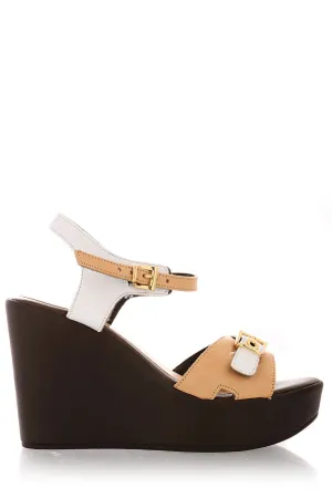 JUANITA Beige High Heeled Sandals