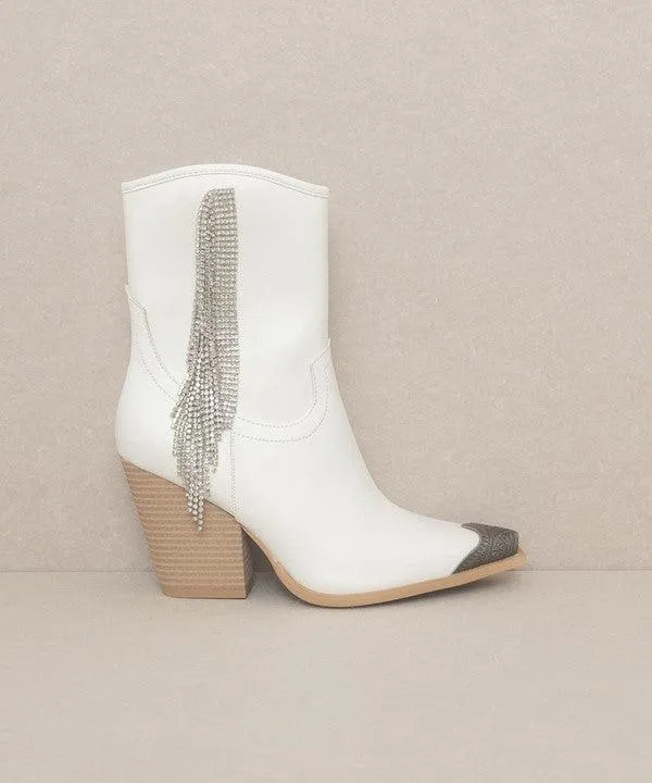 Kai Rhinestone Fringe Boots