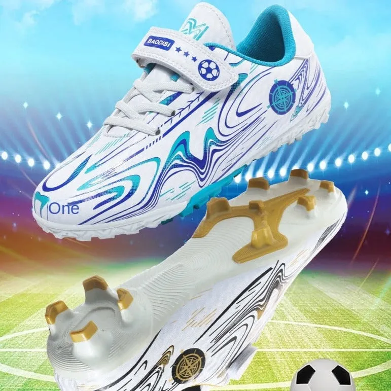 Kids Premium Soccer Youth Cleats FG/TF Indoor Outdoor Soccer Shoes