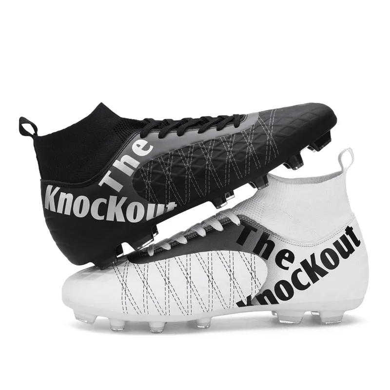 Knockout Soccer Cleats High Ankle Soccer Kids/Adult/Youth Shoes