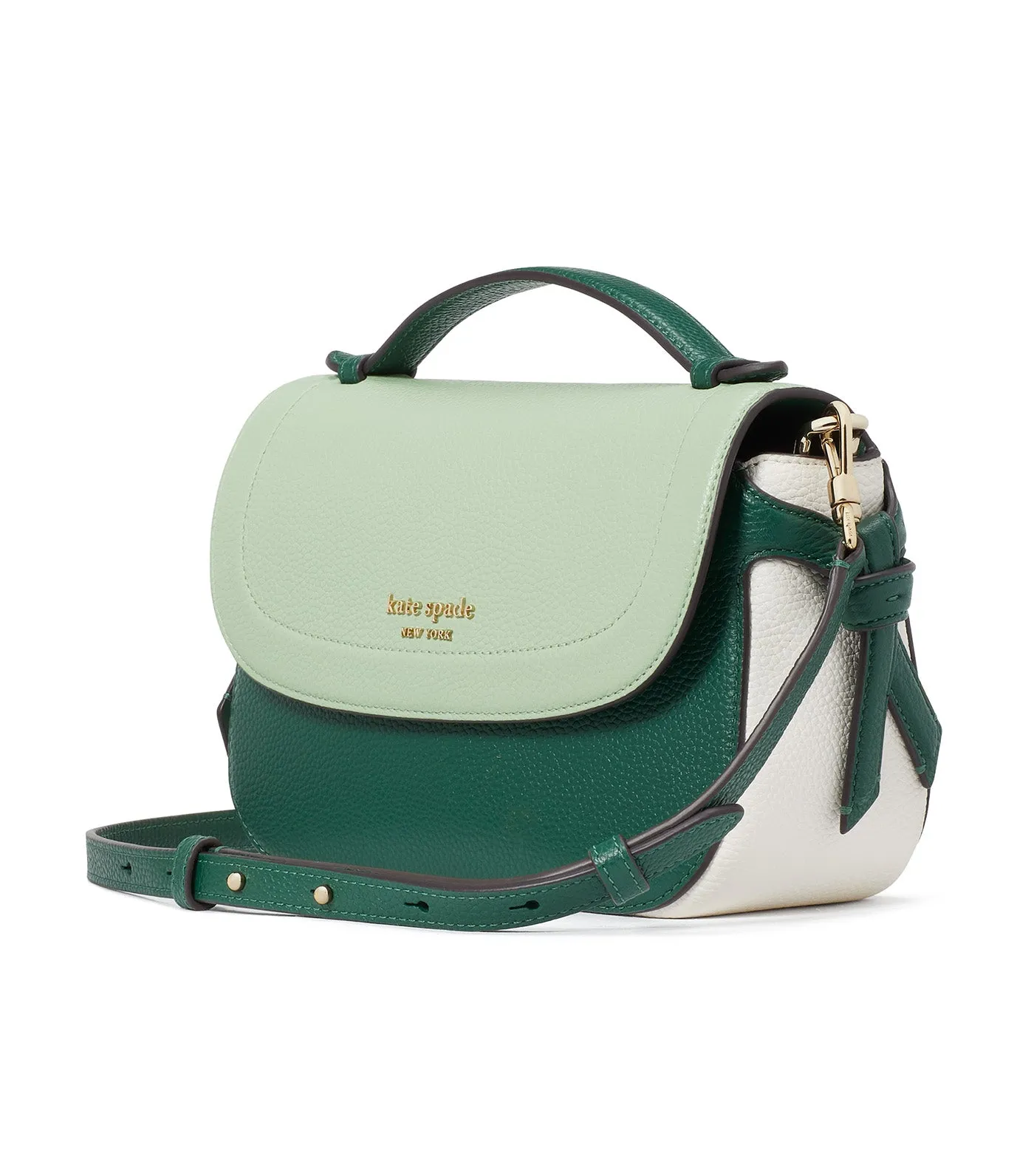 Knott Colorblocked Top-handle Crossbody - Beach Glass Multi