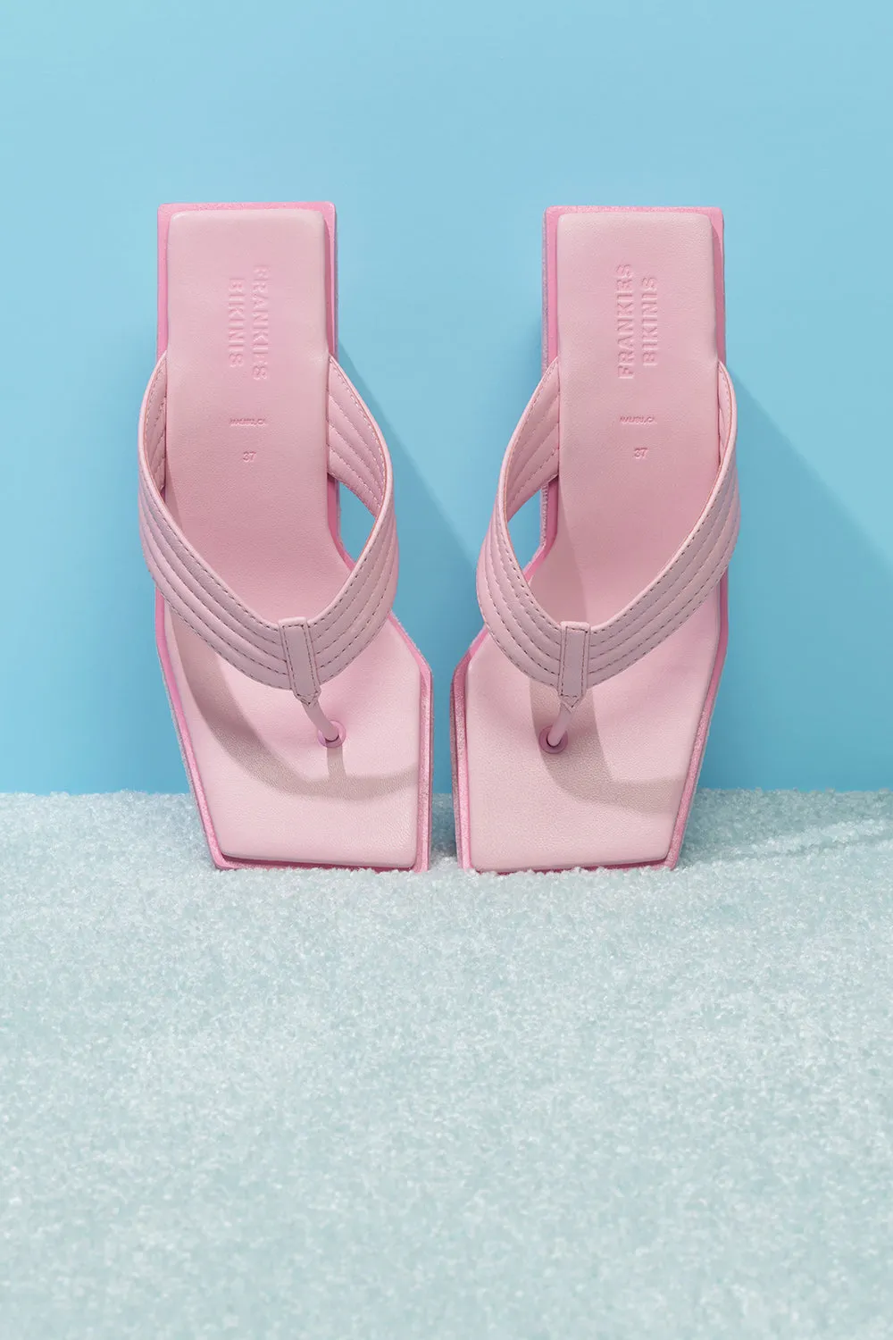 LA Girl Platform Flip Flop - Baby Pink