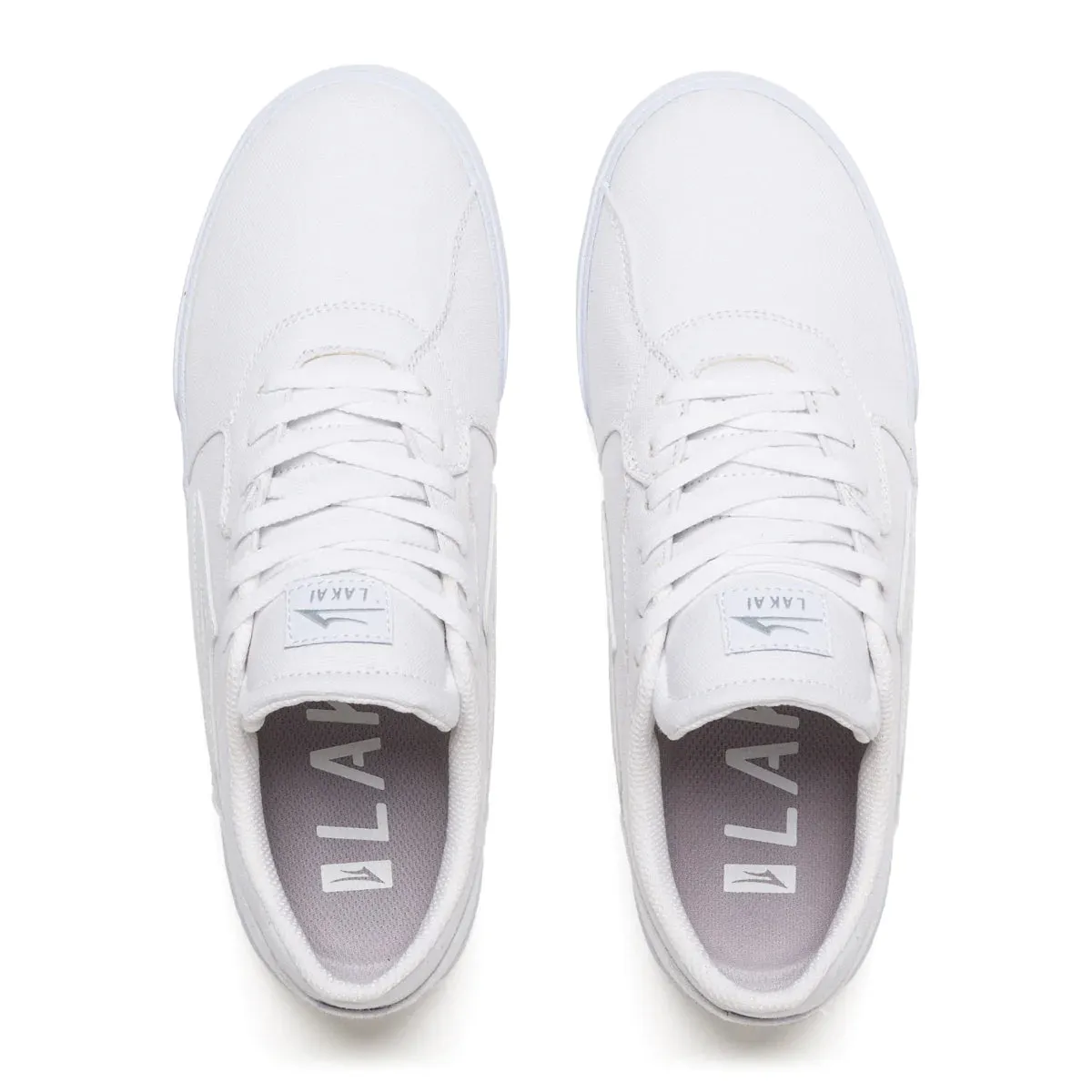 LAKAI Cardiff Shoes White Canvas