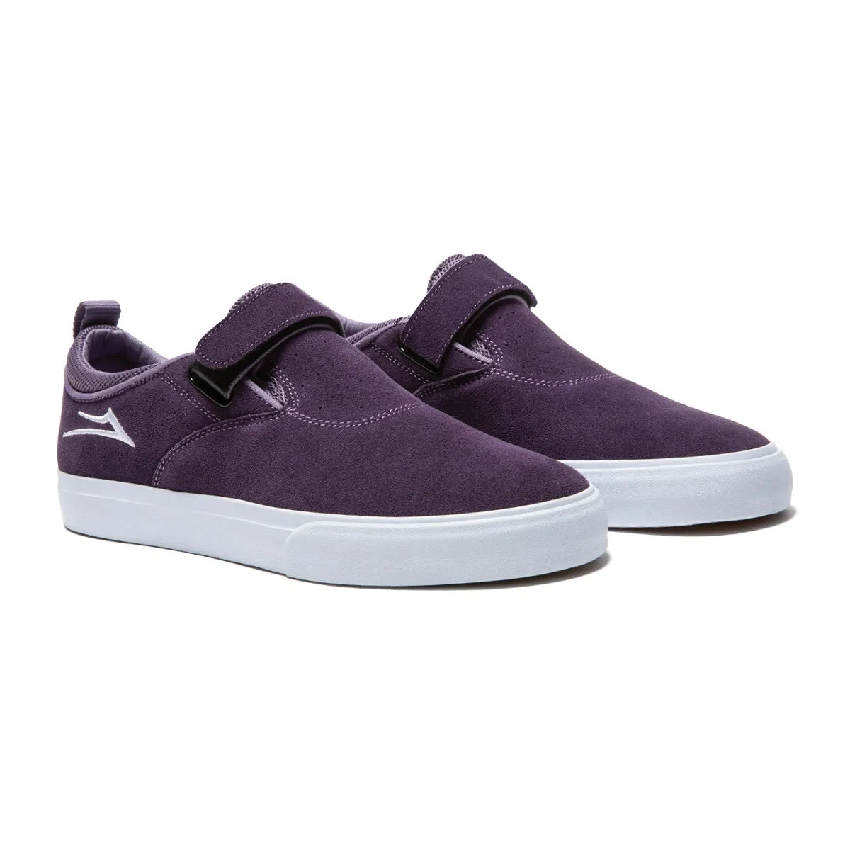 Lakai Shoes Riley 2 Velcro Strap - Purple Suede