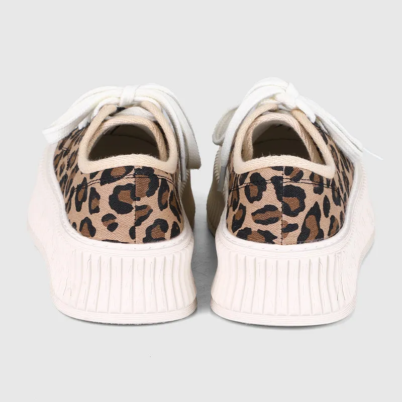 Leopard Casual Platform Sneakers