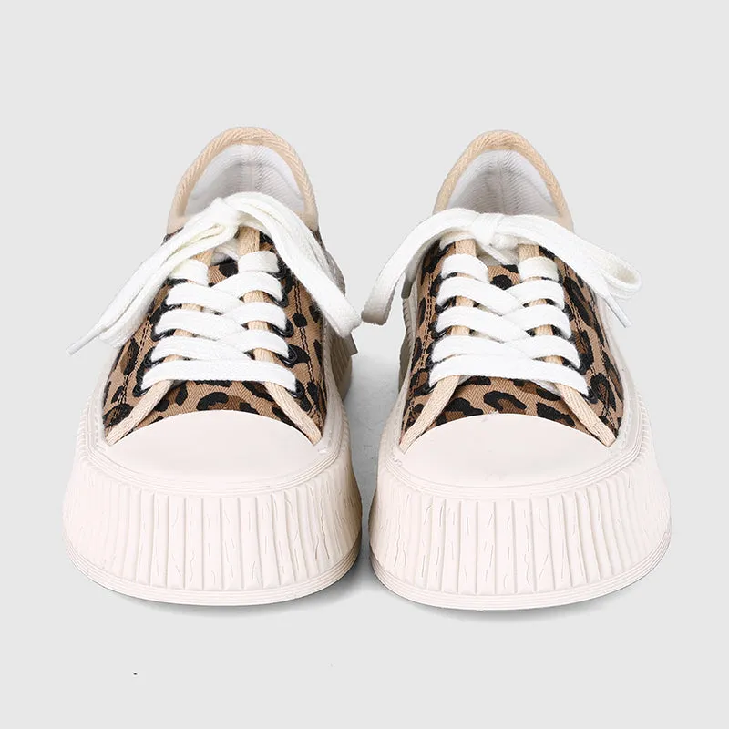 Leopard Casual Platform Sneakers