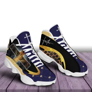 Lion Of Judah Faith Jesus Basketball Shoes For Men Women - Christian Shoes - Jesus Shoes - Unisex Basketball Shoes