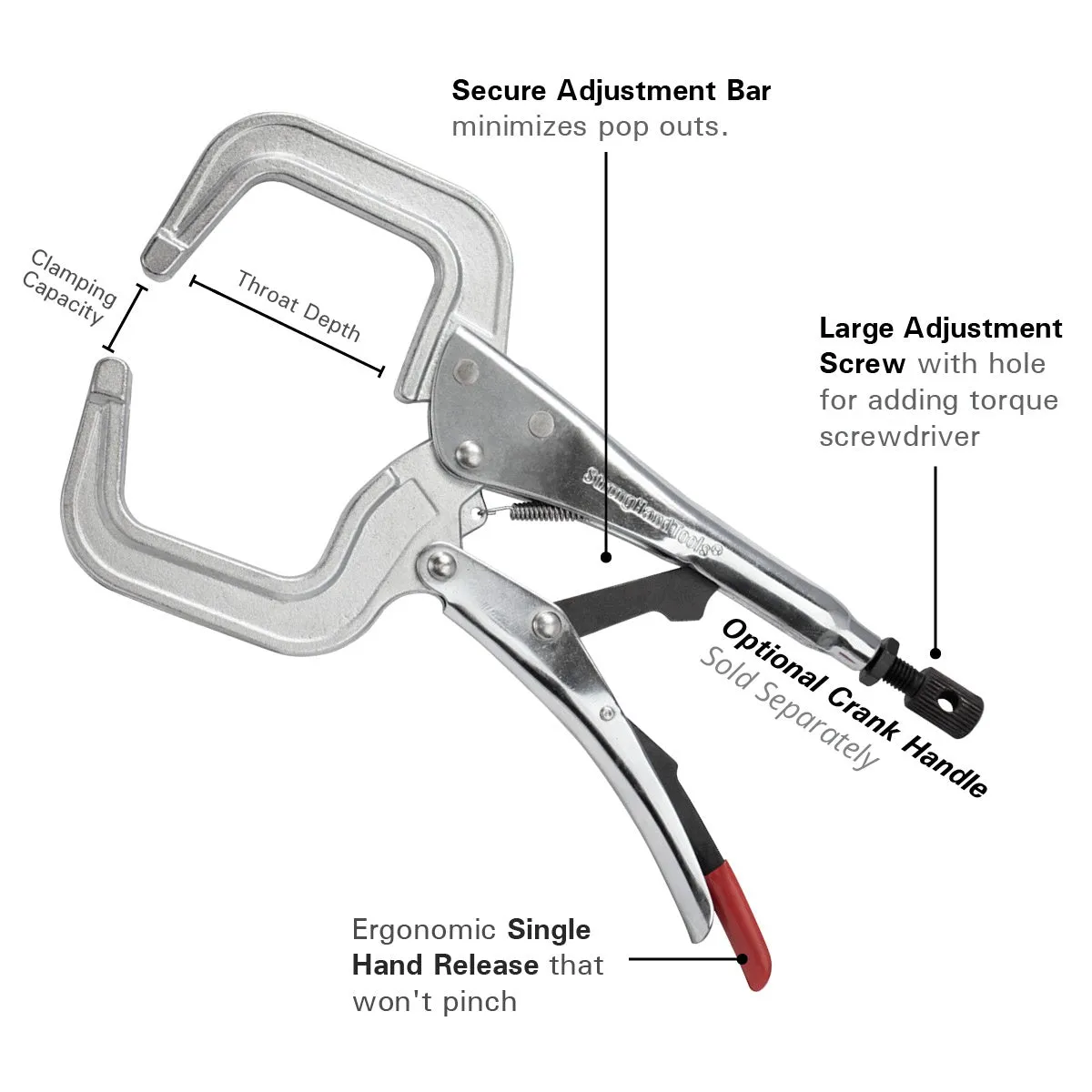 Locking C-Clamp Pliers