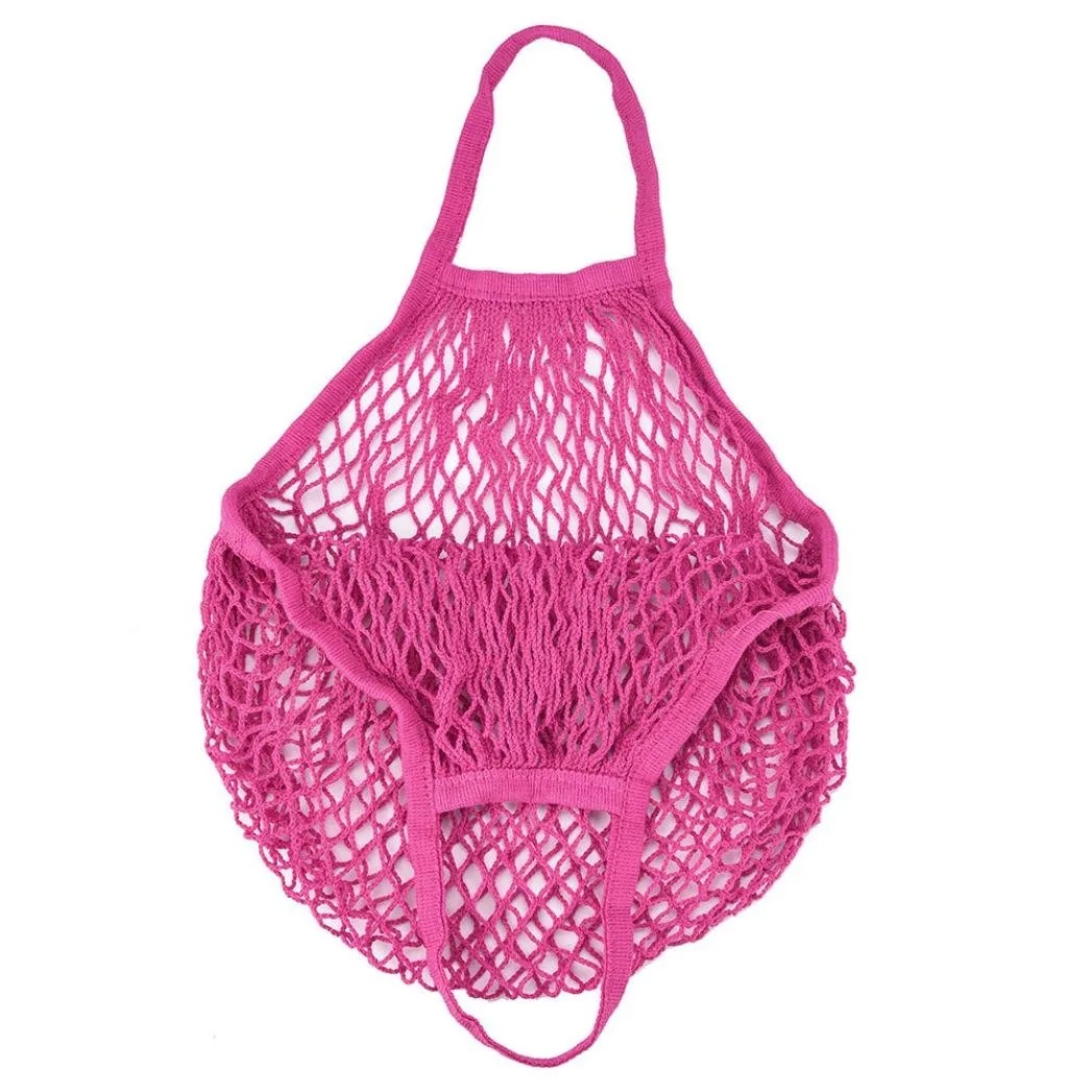 LtrottedJ Mesh Net Turtle Bag String Shopping Bag Reusable Fruit Storage Handbag Totes New (C)