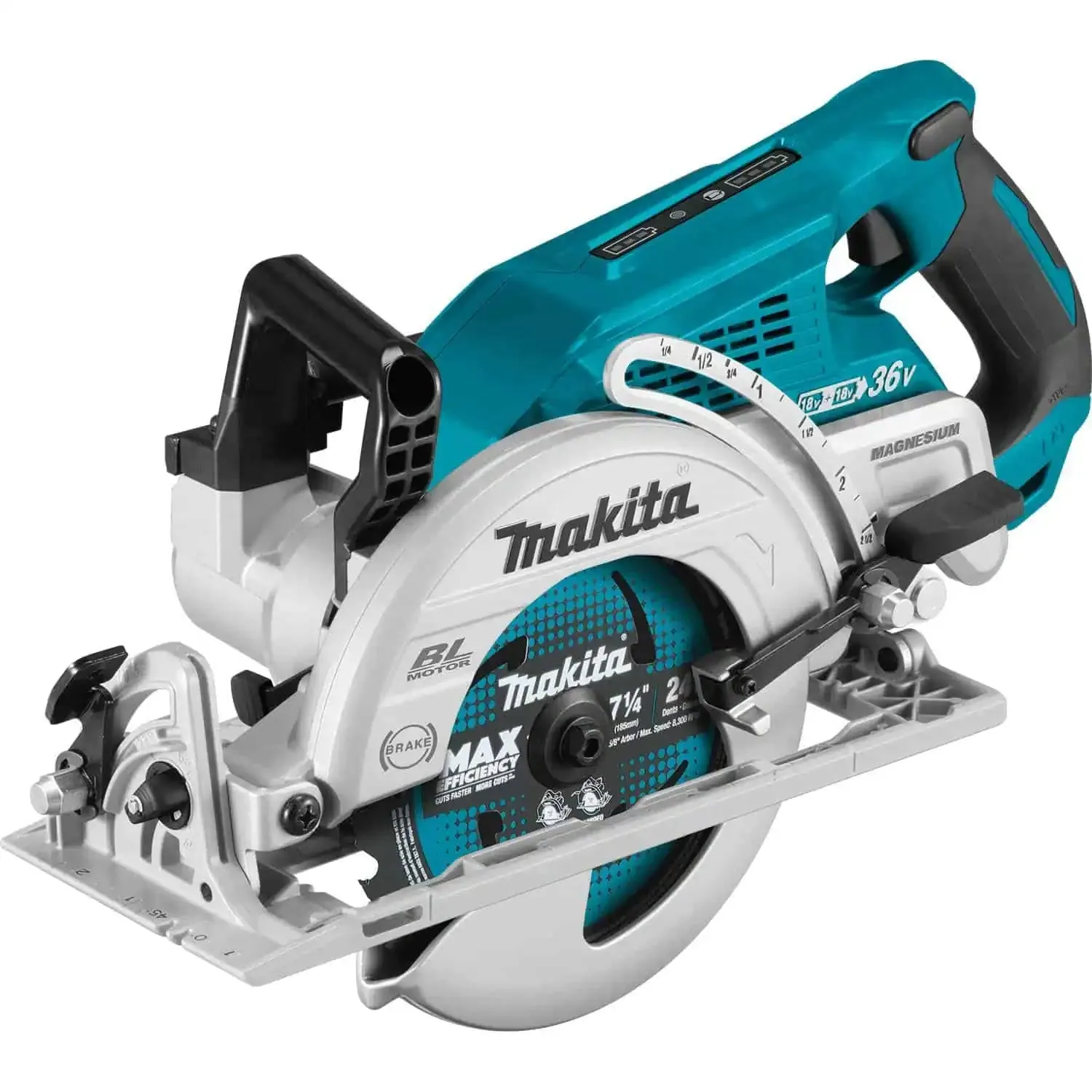 Makita 36V (18V X2) LXT‚® 7-1/4" Brushless Rear Handle Circular Saw Kit, 5.0Ah