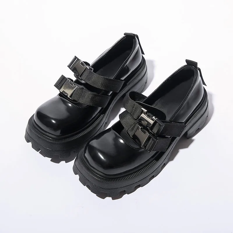 Mary Buckle Platform Shoes SD01867