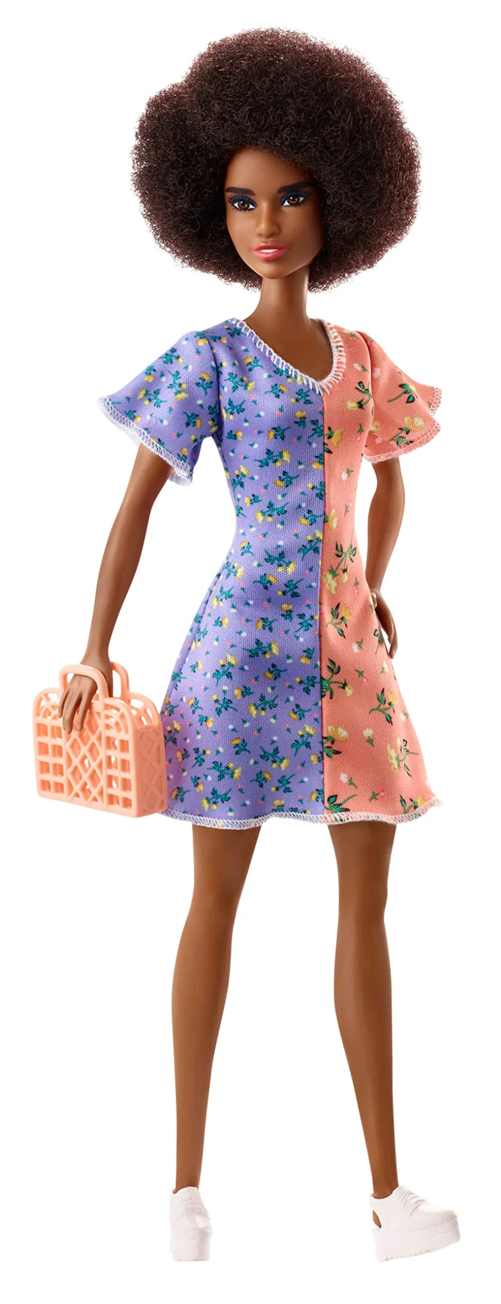 Mattel Barbie Fashion Party Fashionista Doll African American GHT32 Natural Hair