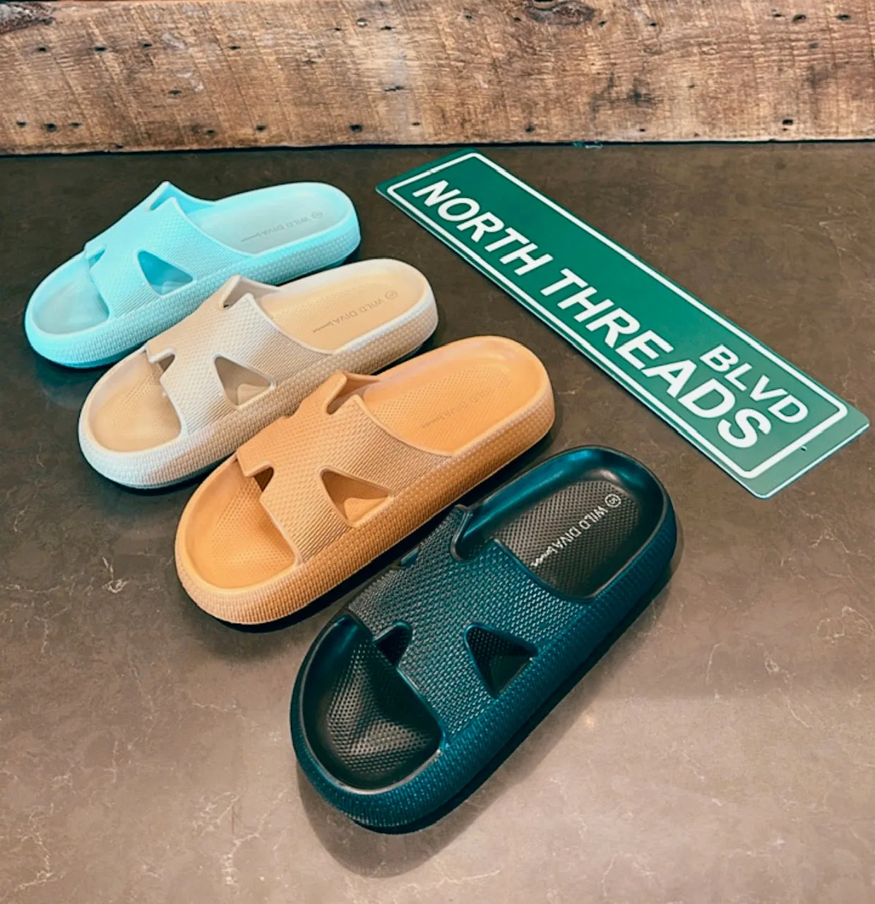 Maura H-Slides- 4 Colors!