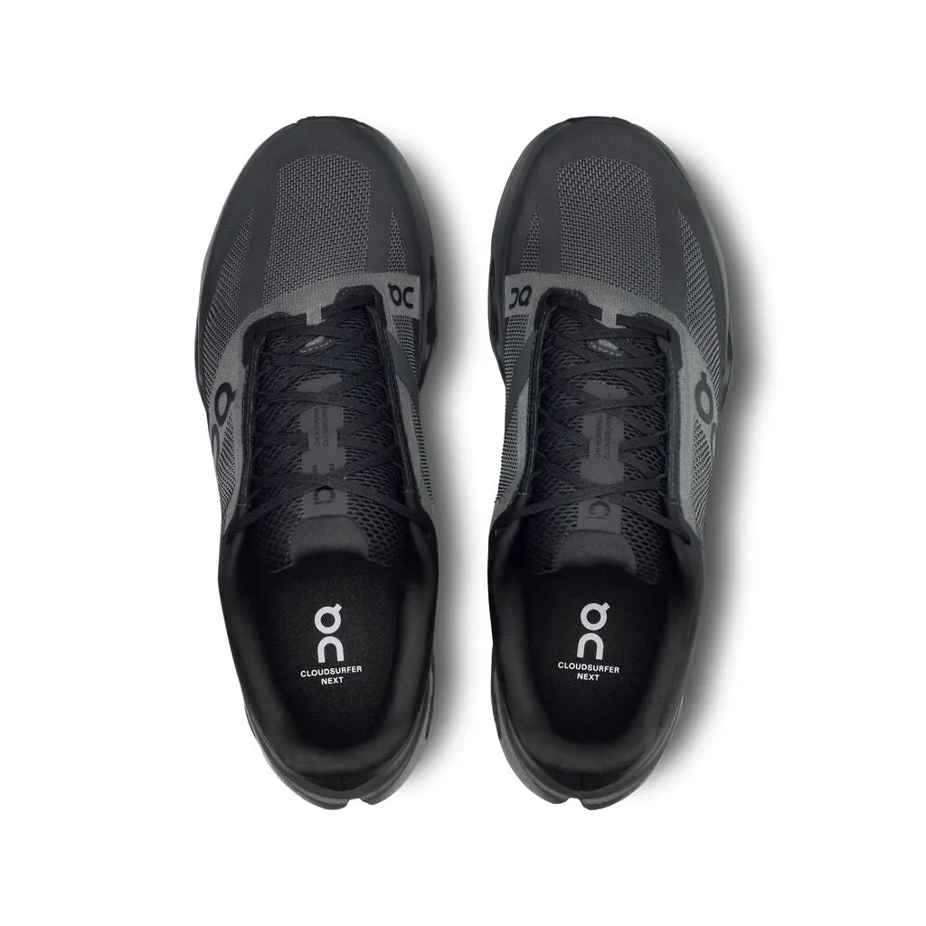 Men's On Cloudsurfer Next Running Shoe in Black | Eclipse