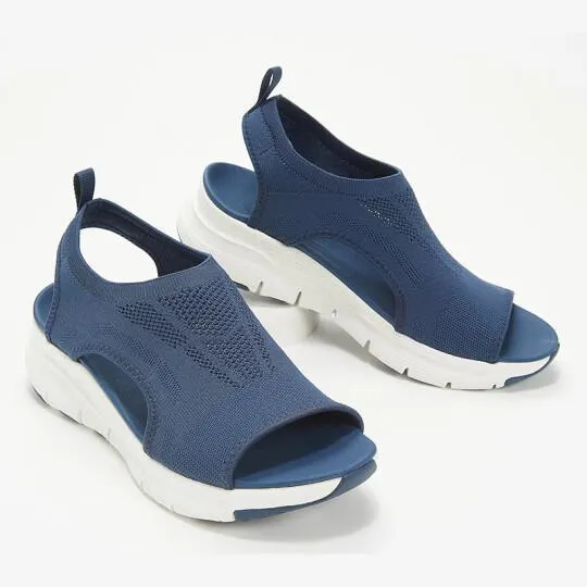 Mesh Platform Soft Sole Casual Sneakers - Women's shoes