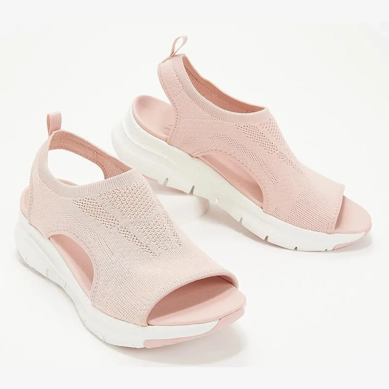 Mesh Platform Soft Sole Casual Sneakers - Women's shoes