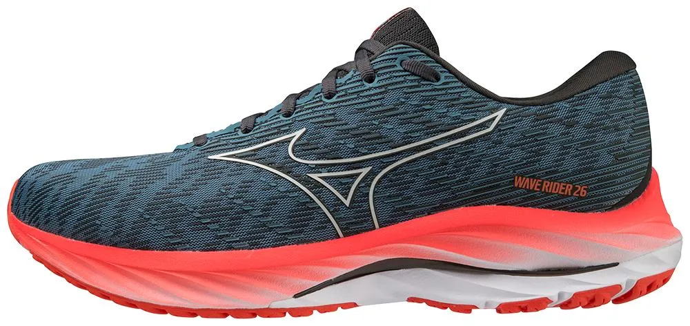 Mizuno | Wave Rider 26 | Men's | Provincial Blue/Nimbus Cloud