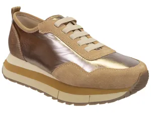 Naked Feet: KINETIC in GOLD Platform Sneakers