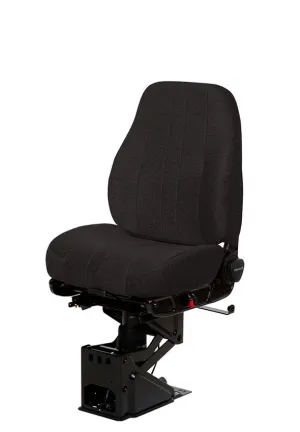 National Captain Mid Back Truck Seat in Black Mordura Cloth – PN 50765.065