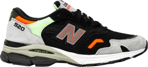 New Balance 920 Made In England 'Black Gray Mint' Sneakers, Black