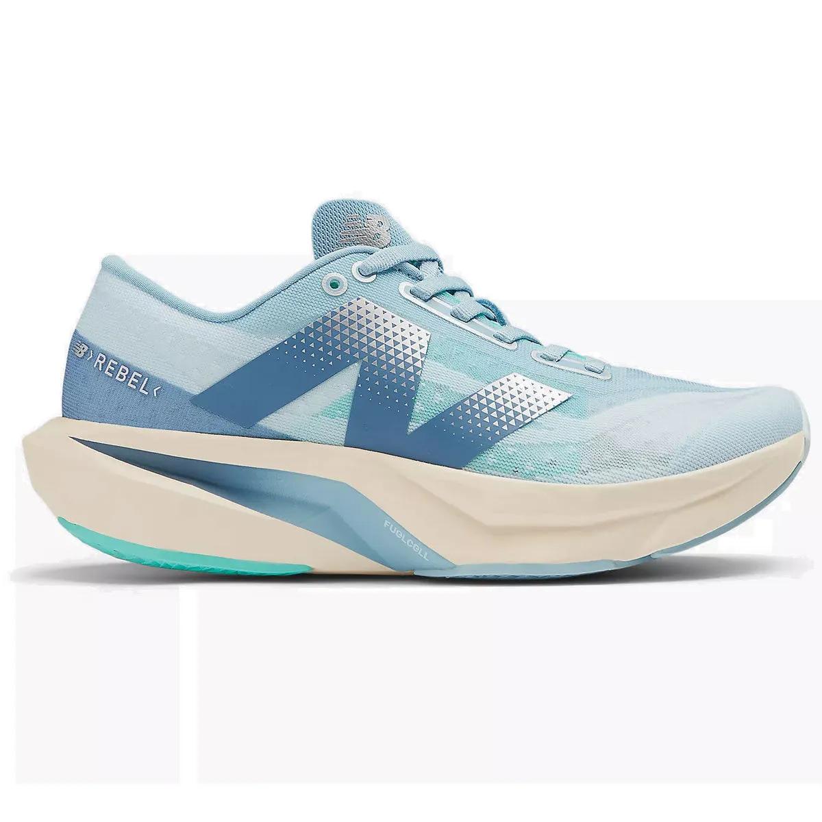 New Balance FuelCell Rebel v4 Running Shoes - Womens - Quarry Blue