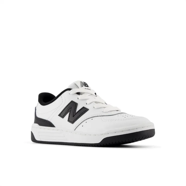 NEW BALANCE KIDS BB80 WHITE/BLACK BASKETBALL SHOES