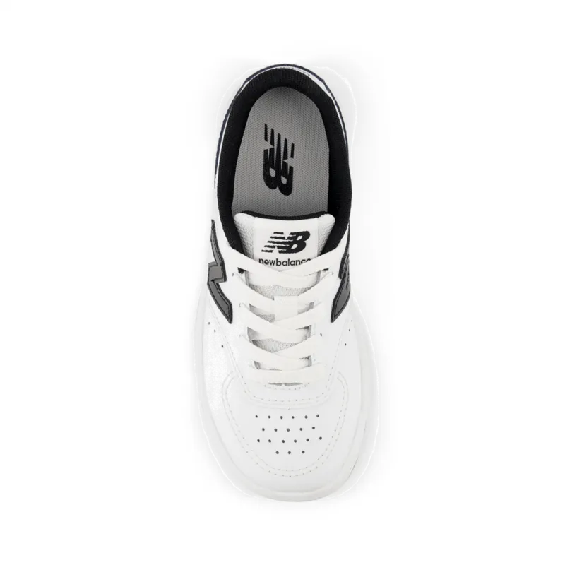 NEW BALANCE KIDS BB80 WHITE/BLACK BASKETBALL SHOES