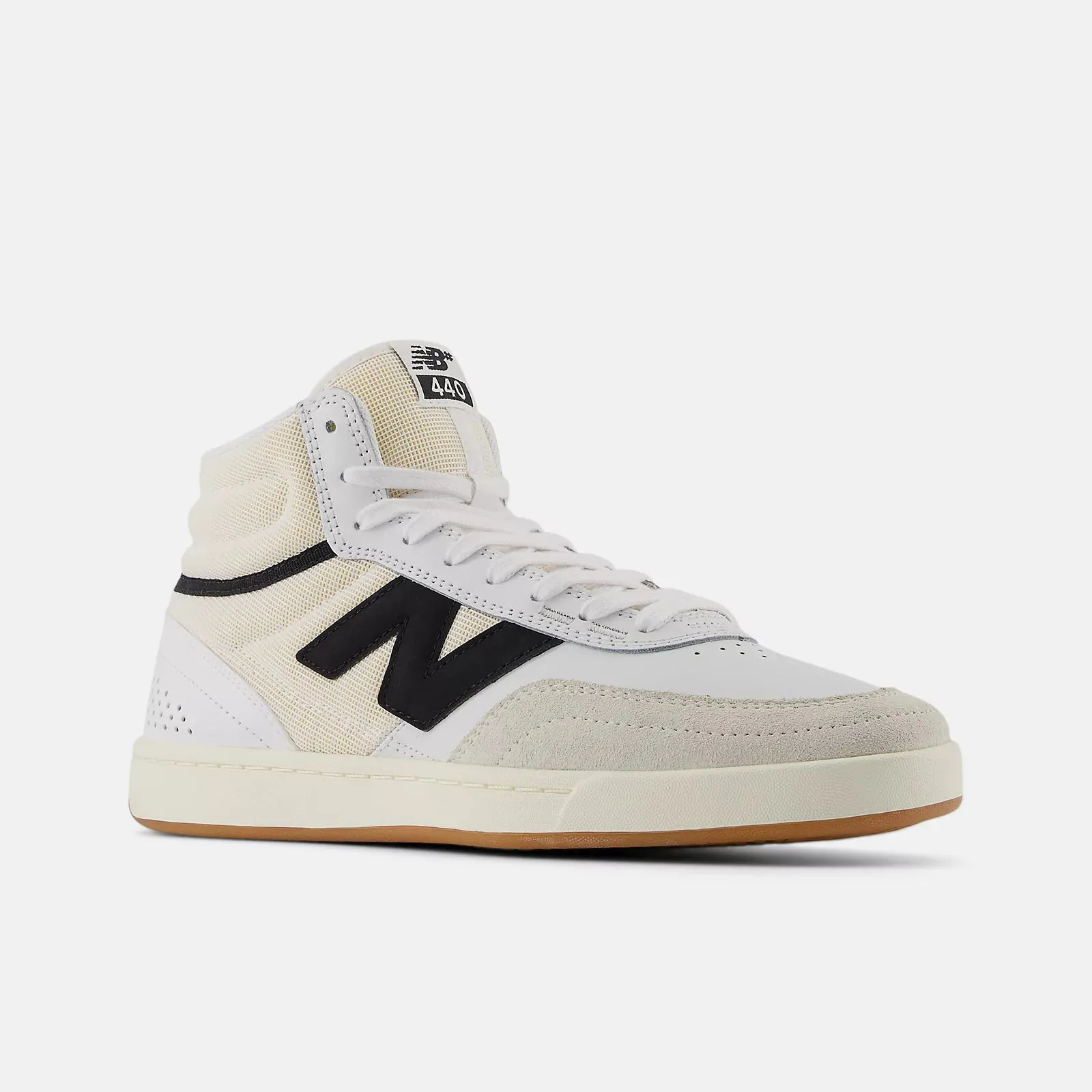 New Balance Shoes Numeric 440 High V2 - White/Black