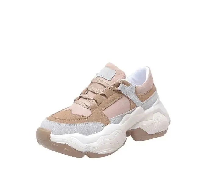 New Korean Version Daddy Shoes Female Ins Travel Shoes