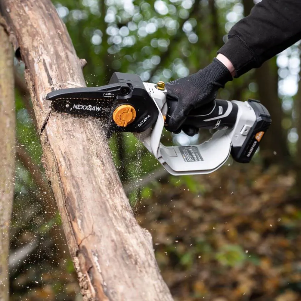 Nexxsaw® Cordless Compact Chainsaw 18V 6''