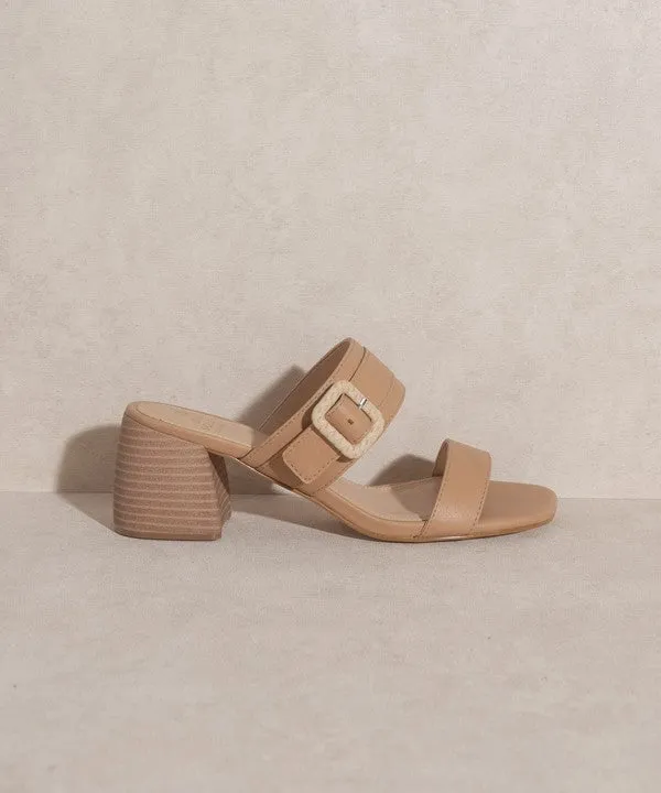 Nicole - Buckle Block Heel