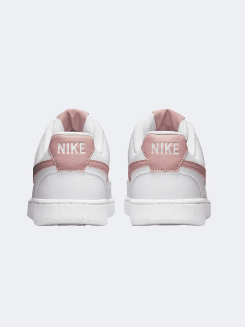 Nike Court Vision Low Women Lifestyle Shoes White/Pink