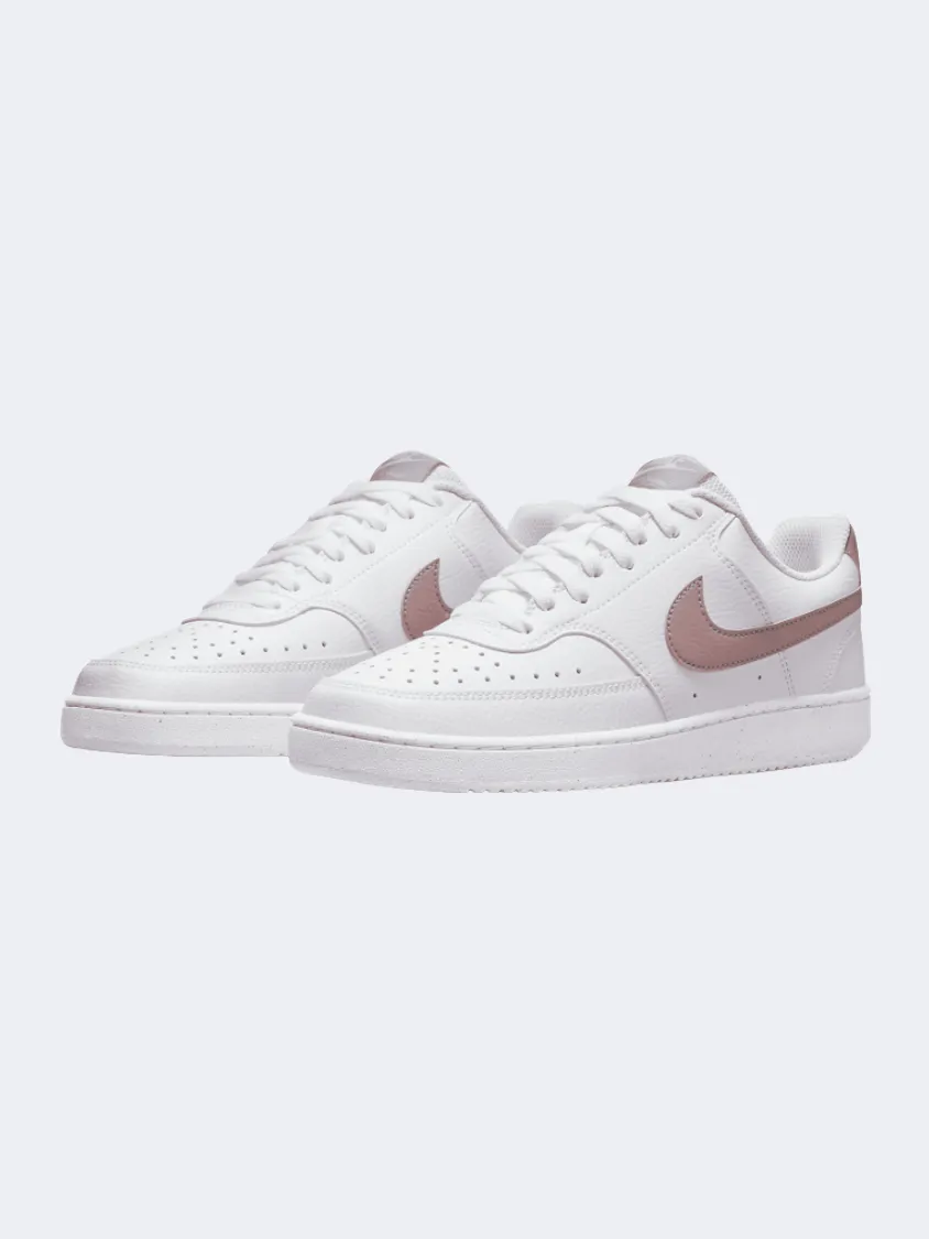 Nike Court Vision Low Women Lifestyle Shoes White/Pink