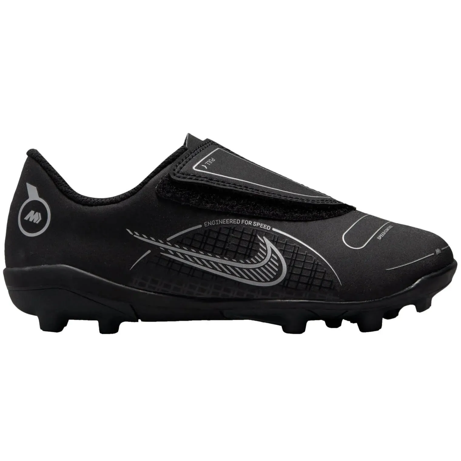 Nike Kids Mercurial Vapor 14 Club FG-MG - Black-Silver