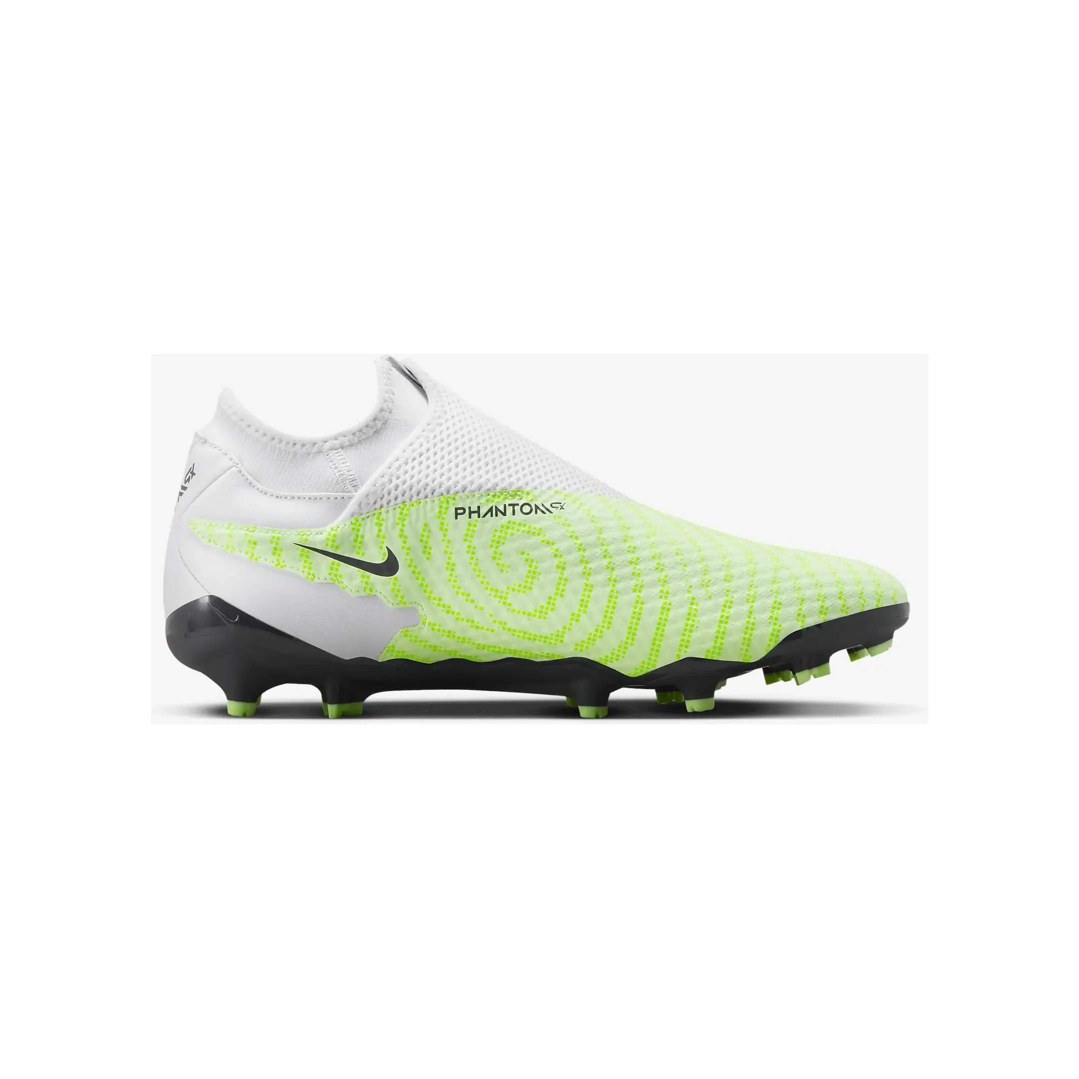 Nike Men's Phantom GX Academy Dynamic Fit MG Cleats - Barely Volt / Barely Grape / Gridiron