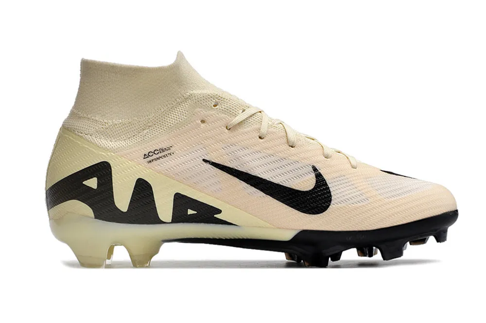 Nike Mercurial Superfly - Sand Dollar Yellow | Jet Black - FREE WORLDWIDE SHIPPING