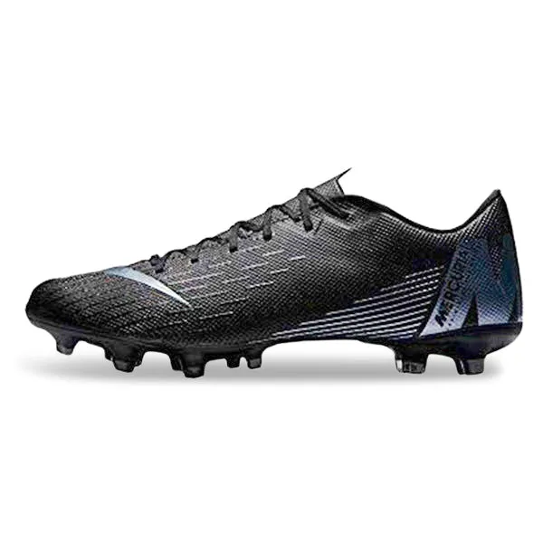 Nike Mercurial Vapor 12 Academy FG Firm Ground Soccer Cleats (Black)