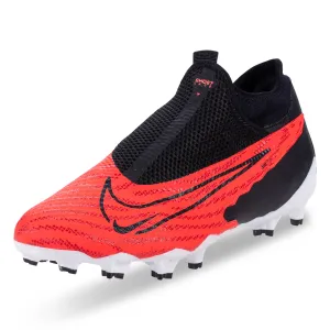 Nike Phantom GX Academy DF FG/MG Soccer Cleats (Bright Crimson/White)