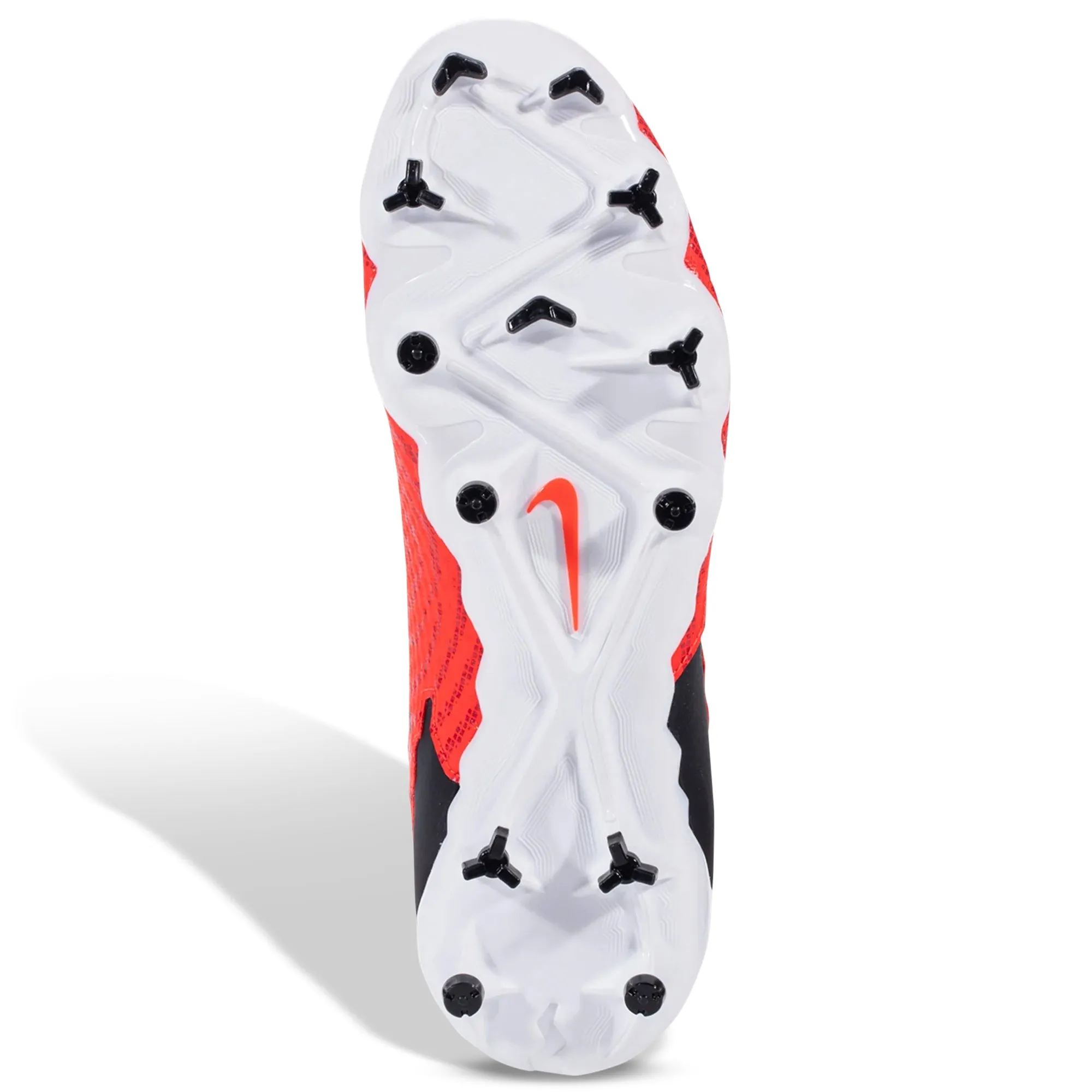 Nike Phantom GX Academy DF FG/MG Soccer Cleats (Bright Crimson/White)