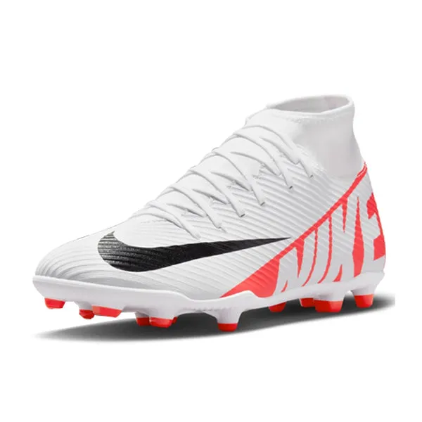 Nike Zoom Superfly 9 Club FG/MG Soccer Cleats (Bright Crimson/White-Black)