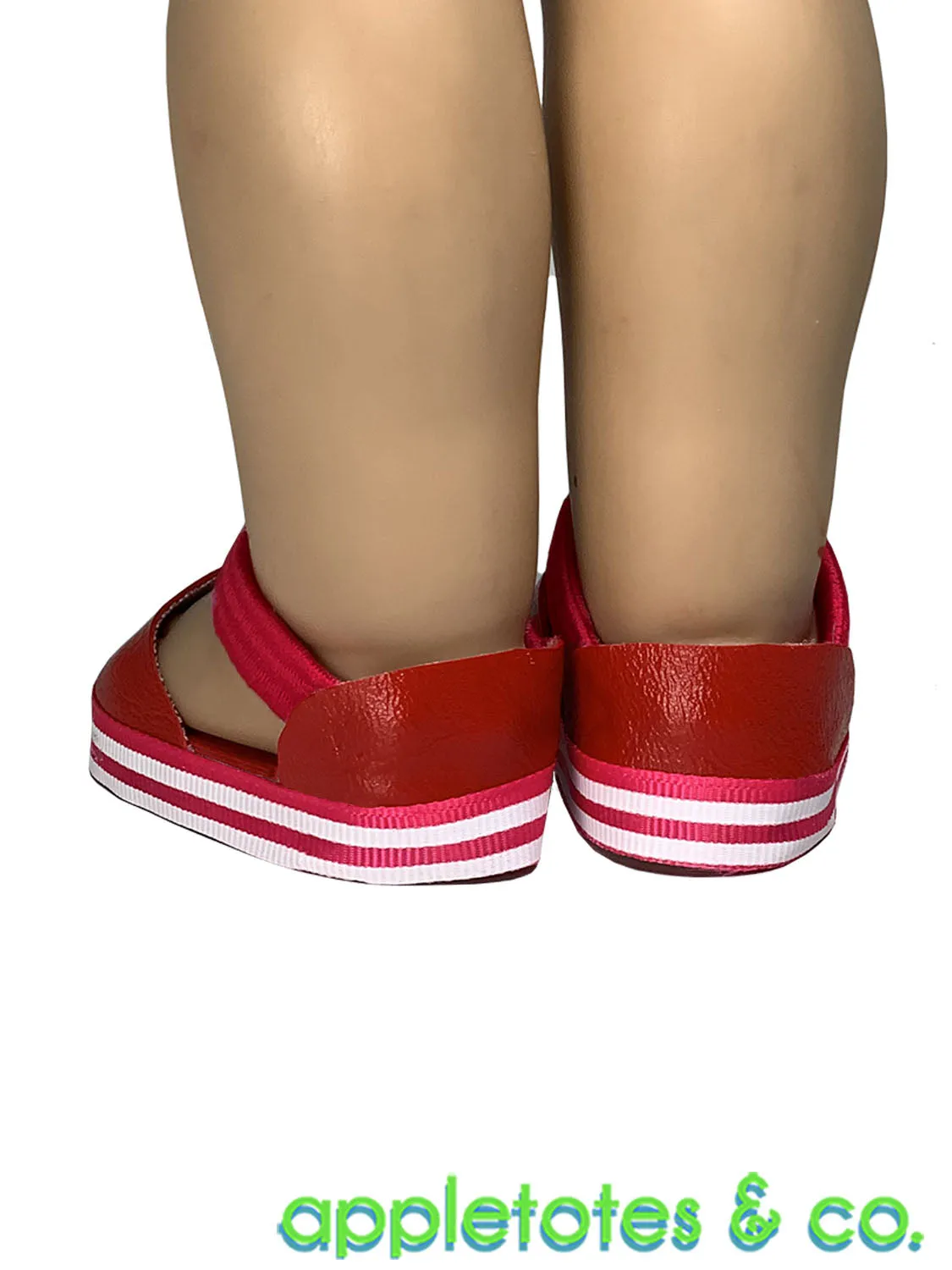 No-Sew Maggie Shoes 18 Inch Doll Pattern - SVG Files Included