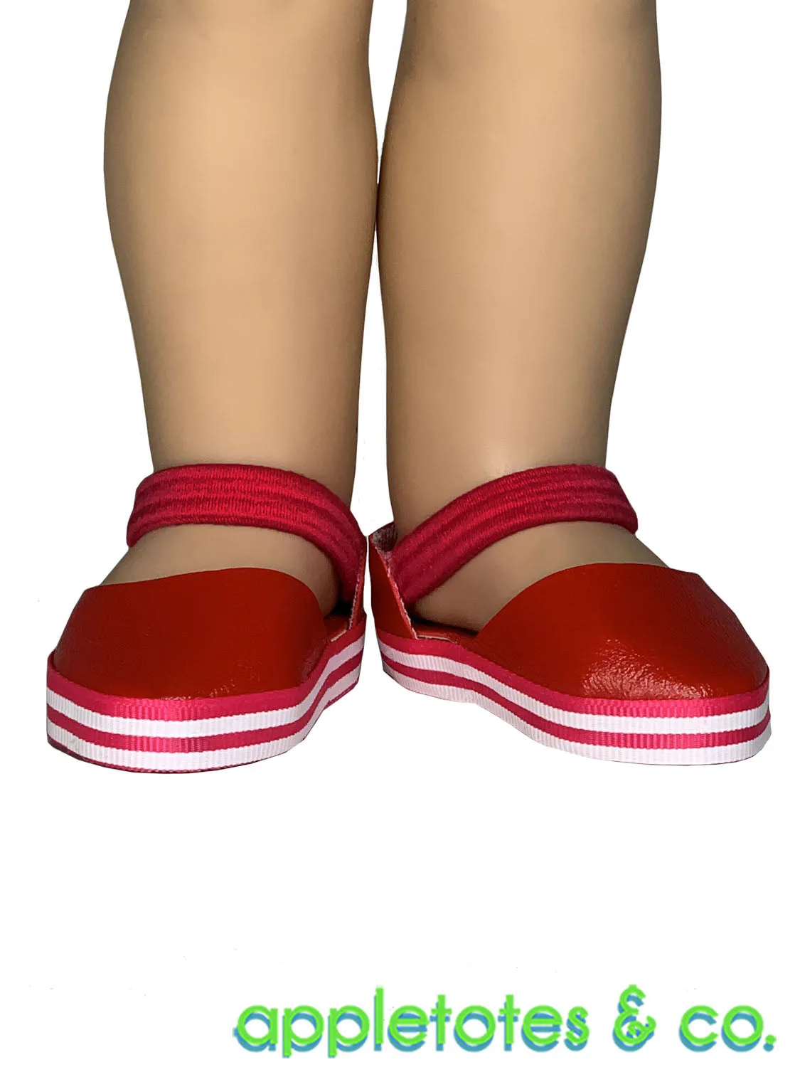 No-Sew Maggie Shoes 18 Inch Doll Pattern - SVG Files Included