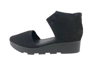 Ogden Nubuck and Mesh Platform Wedge Shoes |  Size 8.5