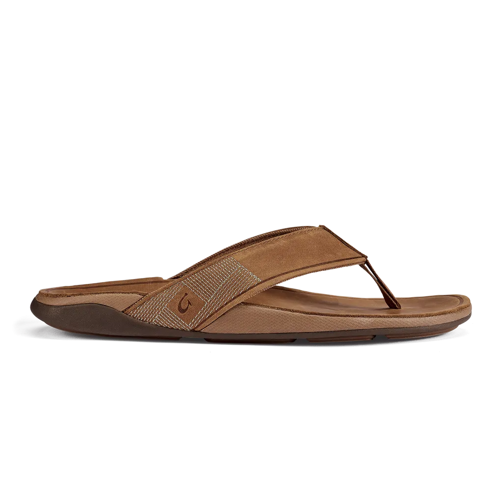 OluKai Tuahine Men's Waterproof Leather Beach Sandals