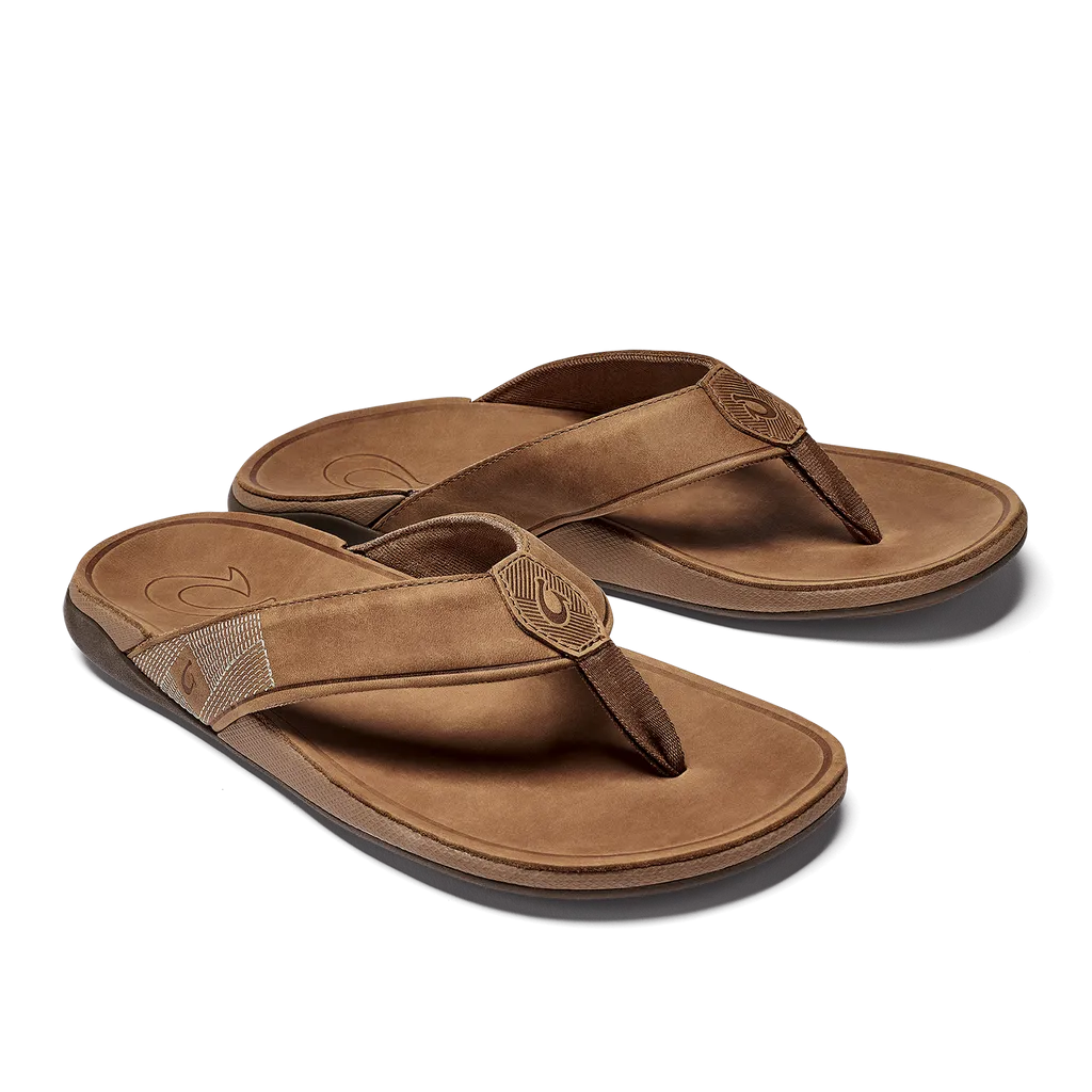 OluKai Tuahine Men's Waterproof Leather Beach Sandals