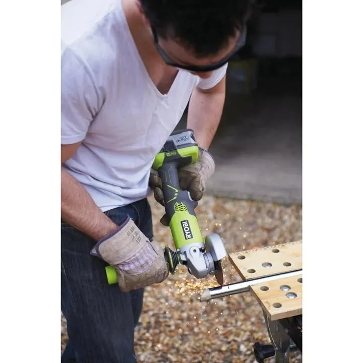 Open Box -  RYOBI ONE  18V Cordless 4-1/2 in. Angle Grinder (Tool Only)