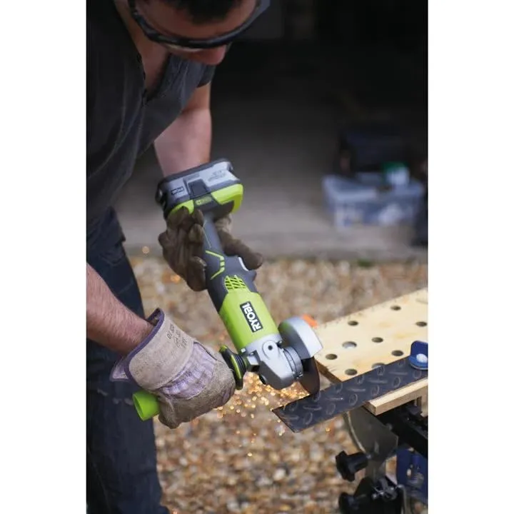 Open Box -  RYOBI ONE  18V Cordless 4-1/2 in. Angle Grinder (Tool Only)