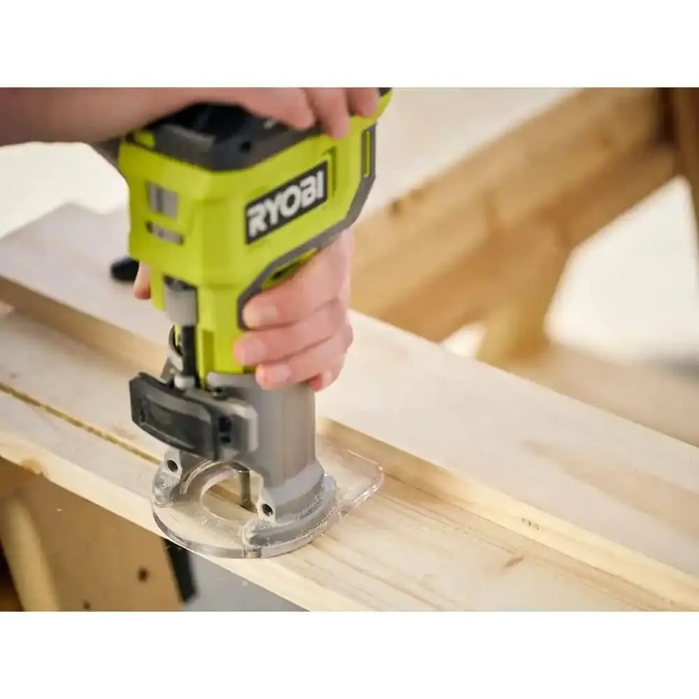 Open Box -  RYOBI ONE  18V Cordless Compact Fixed Base Router (Tool Only)