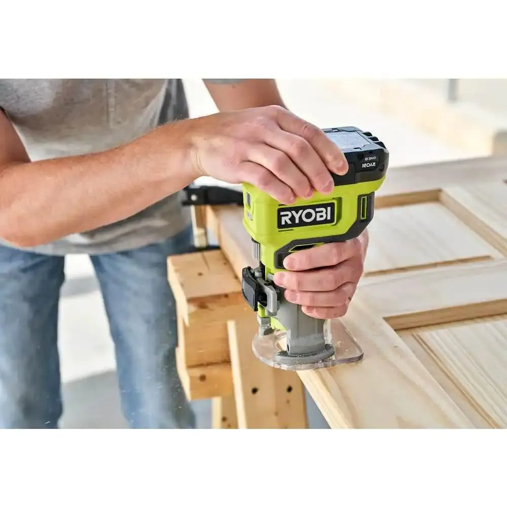 Open Box -  RYOBI ONE  18V Cordless Compact Fixed Base Router (Tool Only)