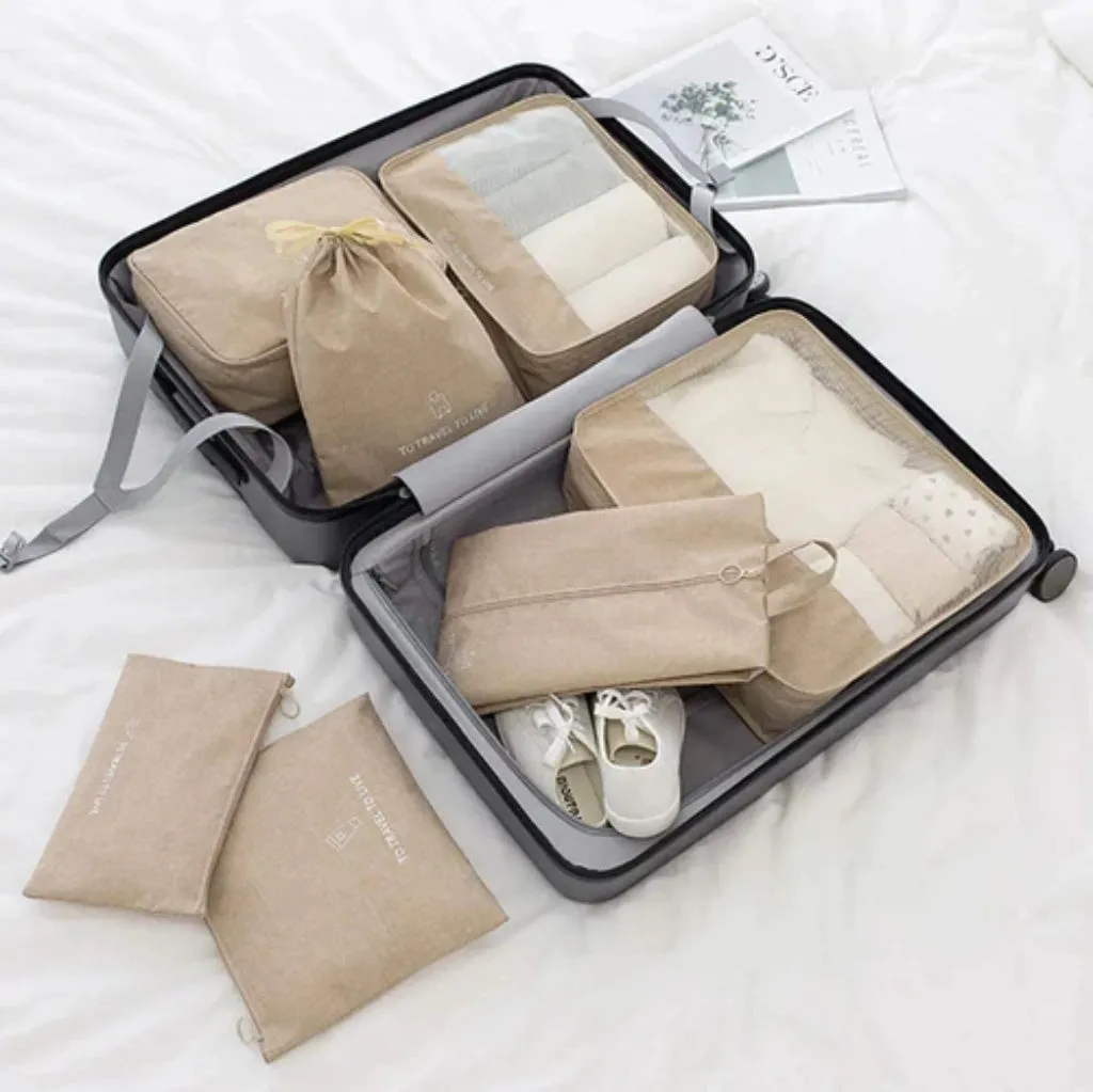 Packing Cubes for Travel (7 Piece Set)